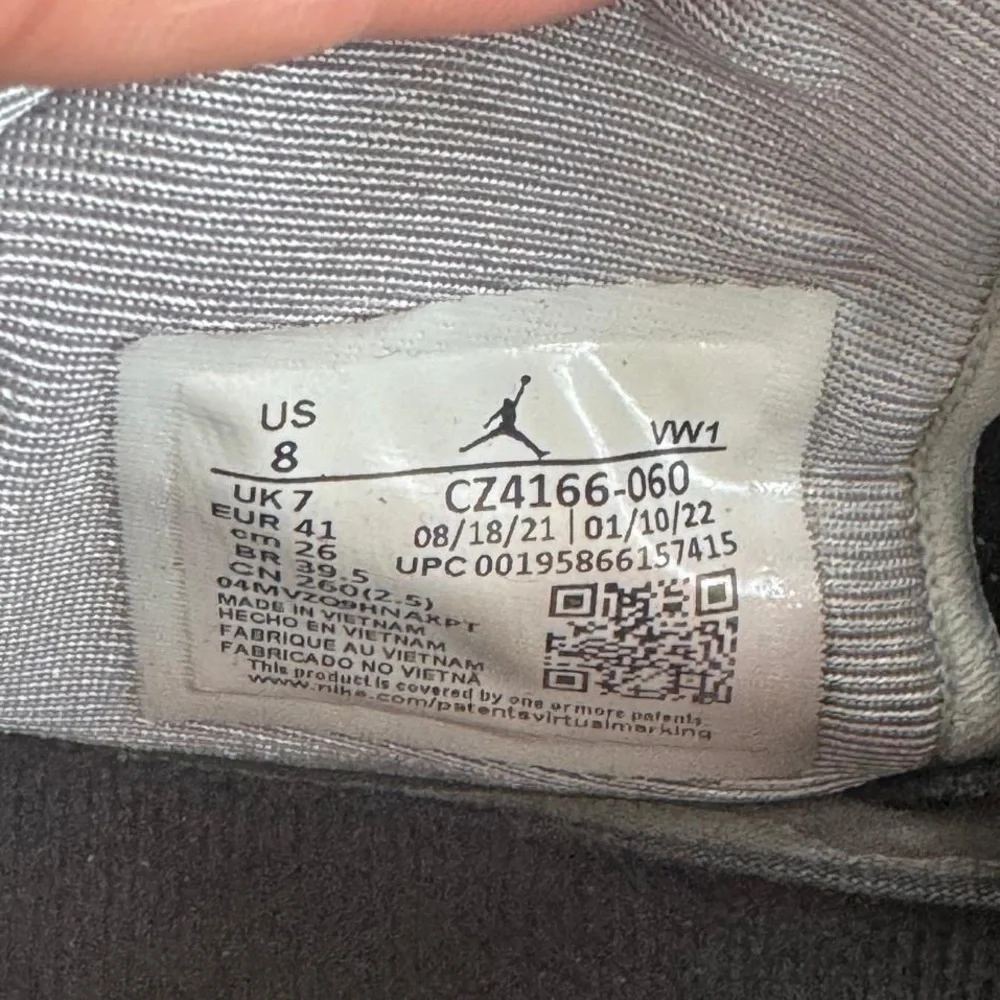 Jordan Point Lane Black Cement (2022) Size 8‎